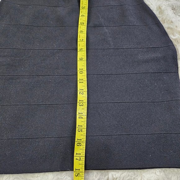 NWT Guess Women's Black Anaria Bandage Skirt Size L - Picture 4 of 8